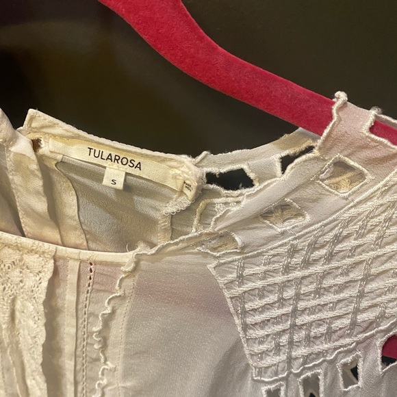 Tularosa White Eyelet Blouse - Picture 4 of 4